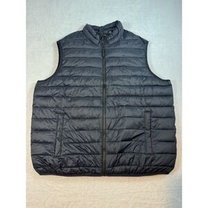SwissTech Men's Puffer Vest, up to BLACK Size 2XL